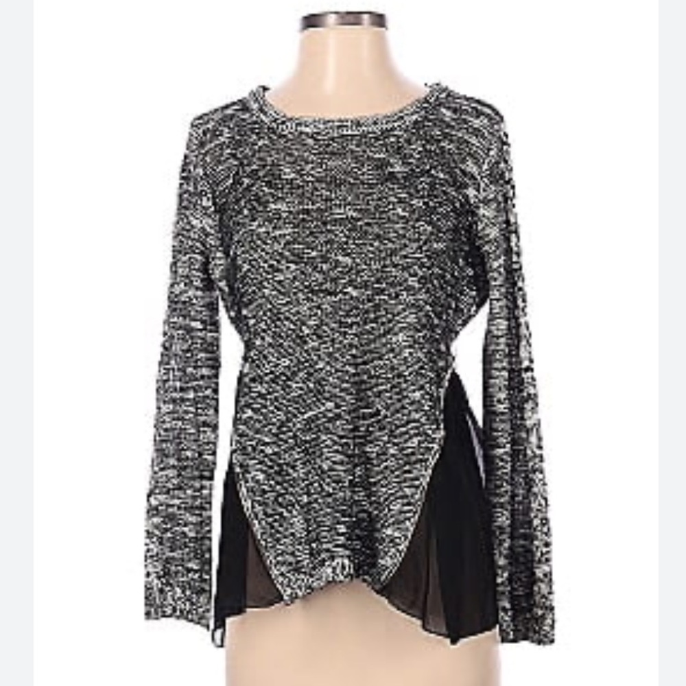 Anthropologie  KATSUMI sweater with side zippers